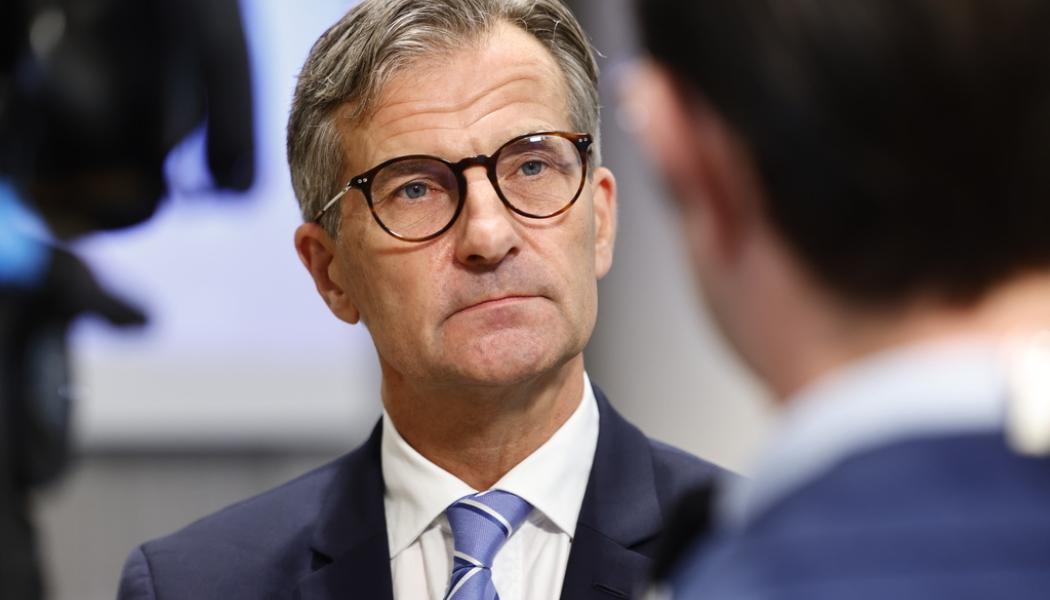 Stefan Jerrevång/TT: Nytt räntebesked från Riksbanken, med chefen Erik Thedéen. Arkivbild