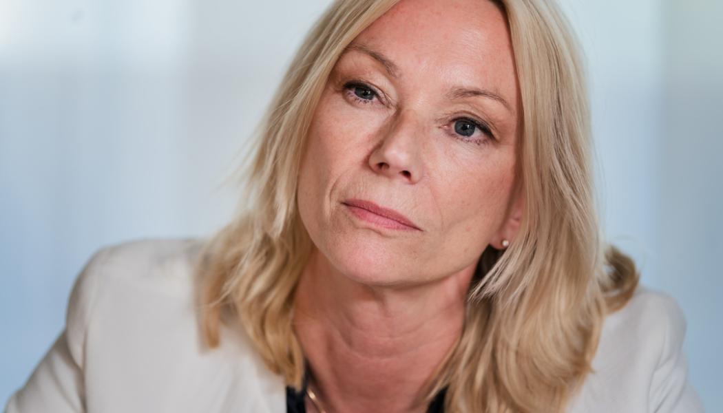 Stina Stjernkvist/SvD/TT: Riksgälden, med chefen Karolina Ekholm, vill trots den låga statsskulden inte justera riktvärden för skuldförvaltningen 2024 – men det kan bli aktuellt senare. Arkivbild