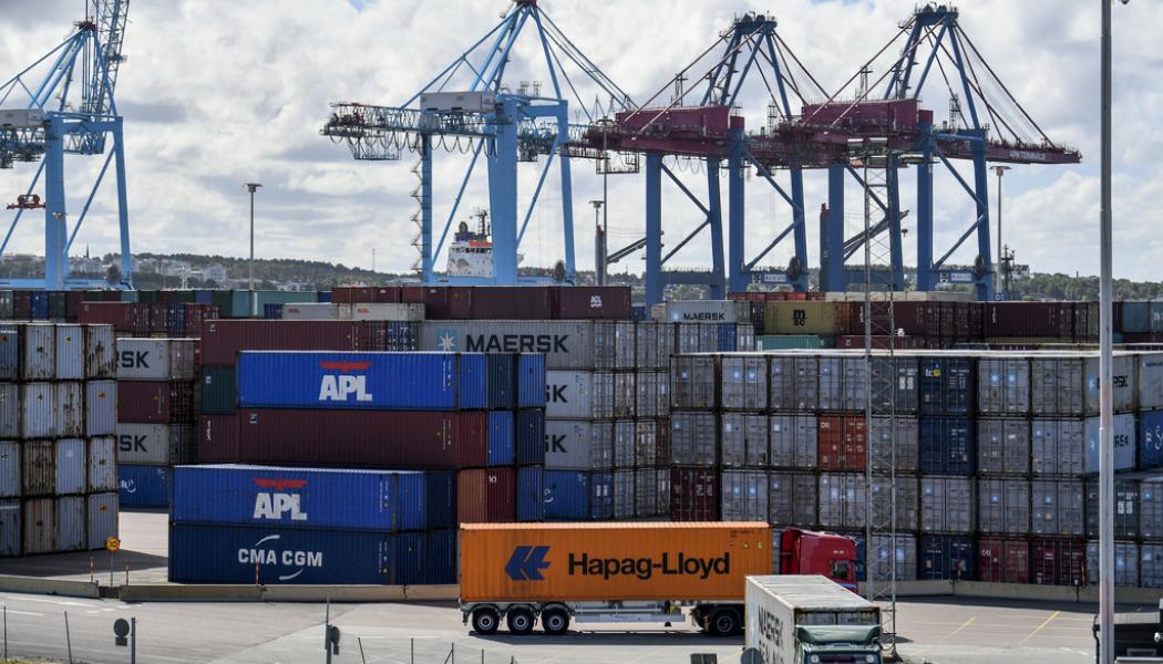 Björn Larsson Rosvall/TT: Oron i Röda havet driver upp fraktpriserna och gör att fraktsystemet blir rörigt. Arkivbild.