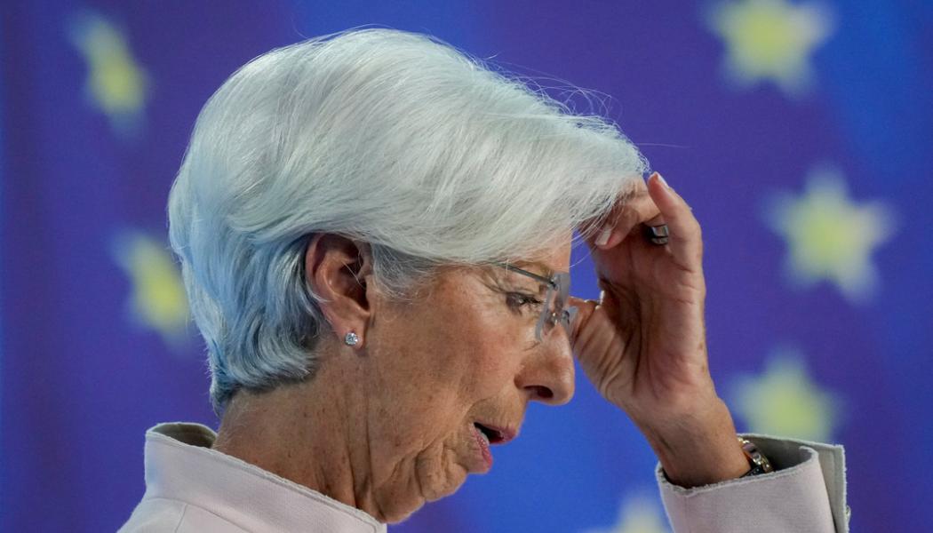 Michael Probst AP/TT: Årets första räntebesked från Europeiska centralbanken (ECB), med chefen Christine Lagarde. Arkivbild.