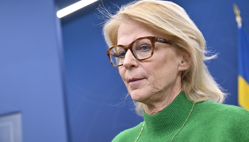 Henrik Montgomery/TT: Finansminister Elisabeth Svantesson (M). Arkivbild.