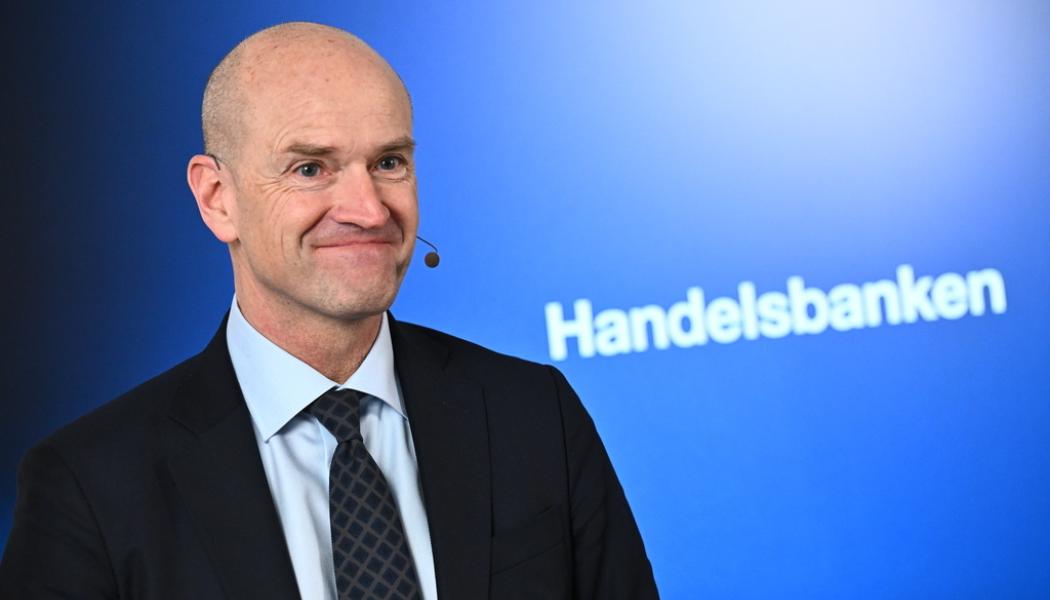 Claudio Bresciani/TT: Handelsbanken, med vd Michael Green, rapporterar bokslut. Arkivbild