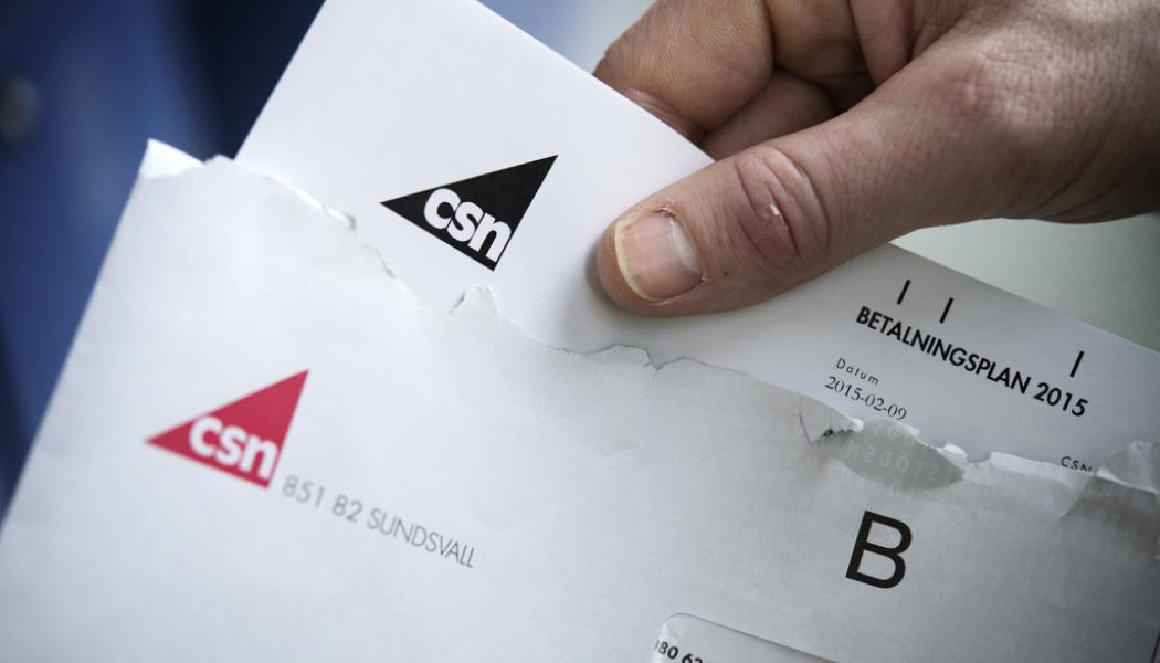 Jessica Gow/TT: CSN har gått på knäna. Arkivbild.