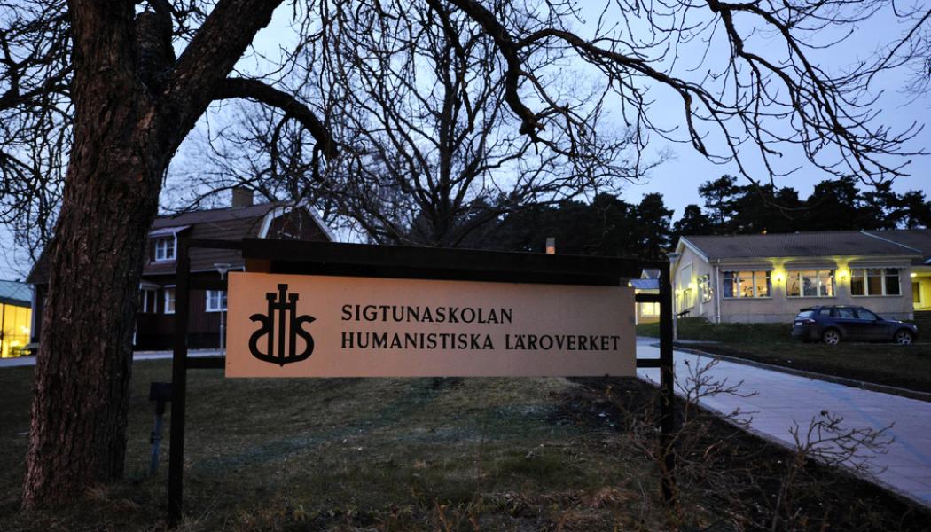 Bertil Ericson / TT: Sigtunaskolan Humanistiska läroverket (SSHL) går med förlust. Arkivbild.