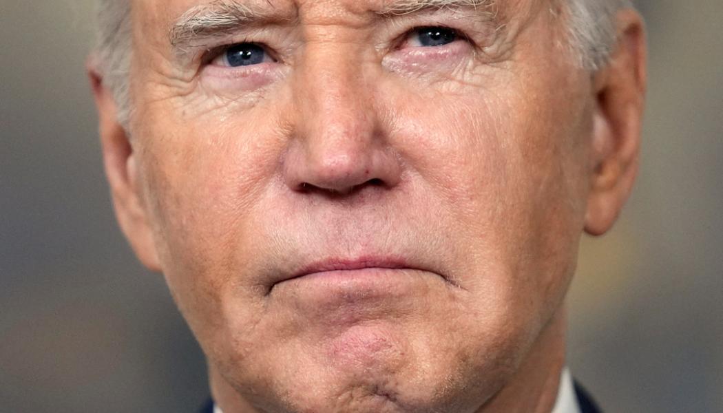 Evan Vucci/AP/TT: USA:s president Joe Biden i Vita huset. Arkivbild.