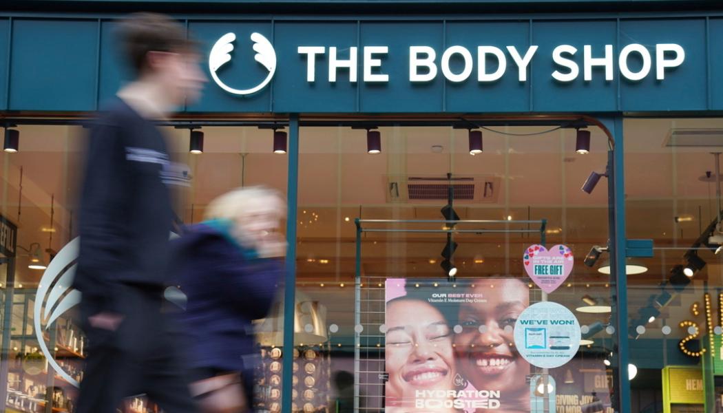 Gareth Fuller/AP/TT: En av butikerna tillhörande kedjan The Body Shop. Arkivbild.