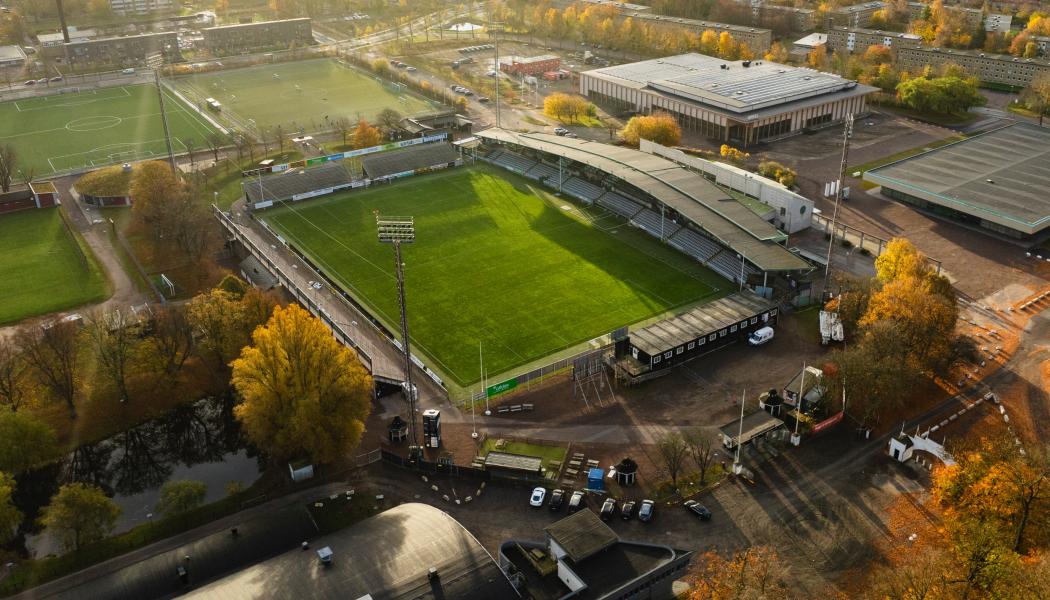 Karlslunds idrottsområde. Foto: Oskar Fäldt