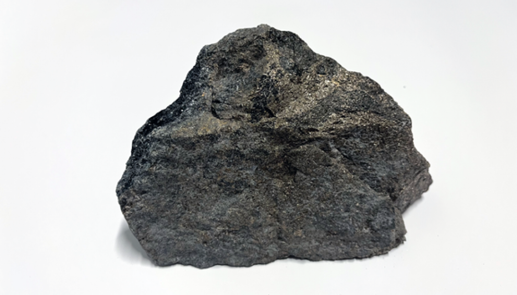 Exempel på nickelmineralisering från Lappvattnet. Foto: Tobias Blixt / SGU
 
