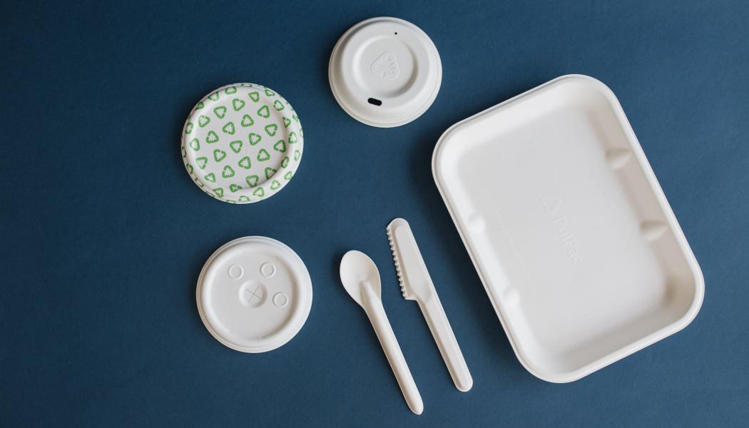 Dry molded fiber packages. Photo: PulPac