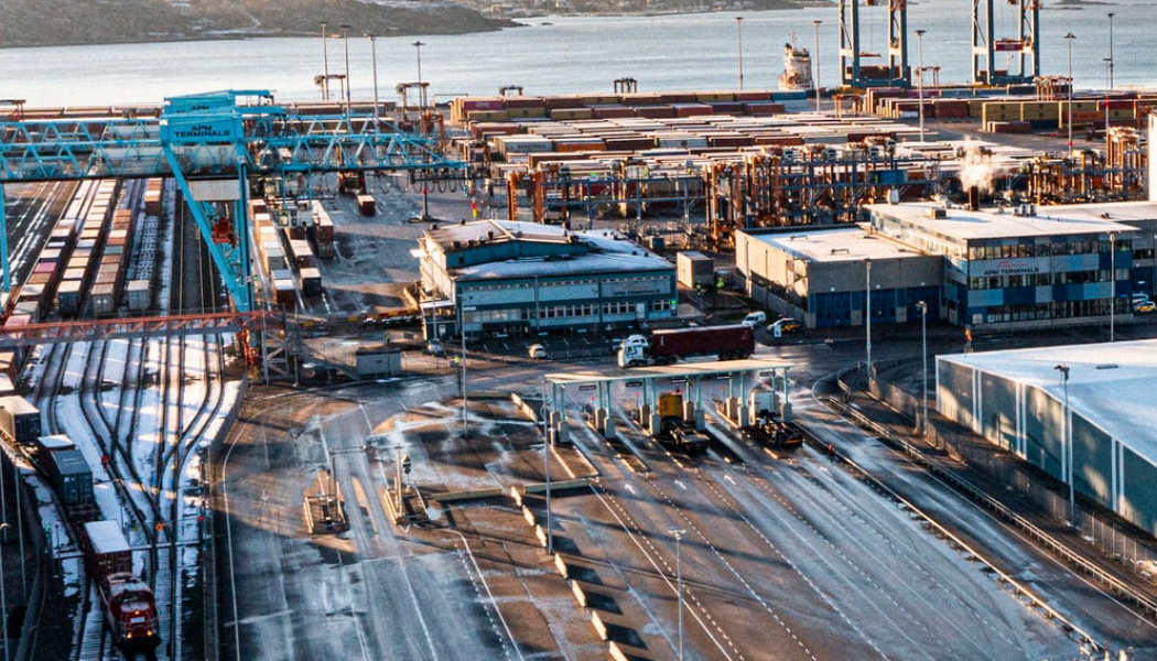 APM Terminals tar emot sex nya pendlar från Insjön, Piteå och Falköping. Foto: APM Terminals