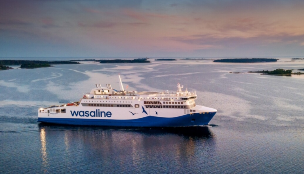 Under hela 2021 har Wasaline haft tillväxt på fraktvolymerna. Foto: Wasaline