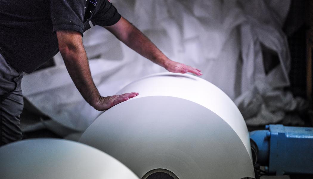 Aspa pulp mill produces bleached and unbleached softwood pulp that is used in a broad range of applications in paper and sold globally. It has an annual capacity of approximately 200,000 tonnes and 174 employees. Photo: Copyright © Ahlstrom