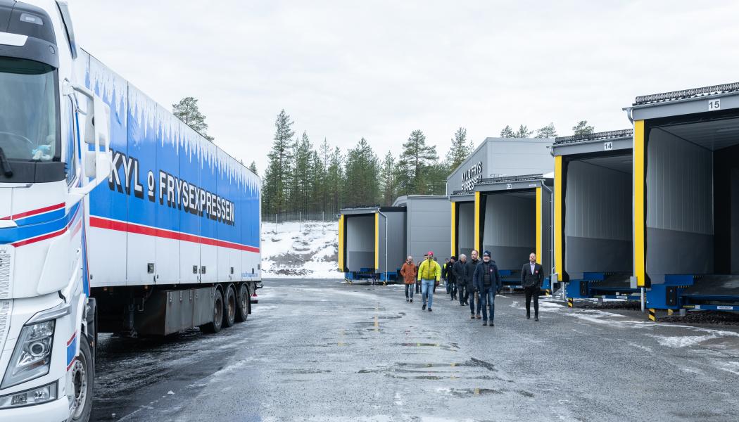 Den nya logistikterminalen i Luleå invigdes den 29 oktober. Bild: Daniel Holmgren, Cre8 Photo 