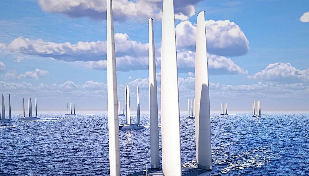 Drift Energys koncept för ett fartyg som producerar vätgas. Foto: Drift Energy