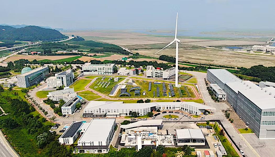 Hyundai's vätgasprojekt i Buan, Sydkorea. Foto: Hyundai Engineering & Construction.