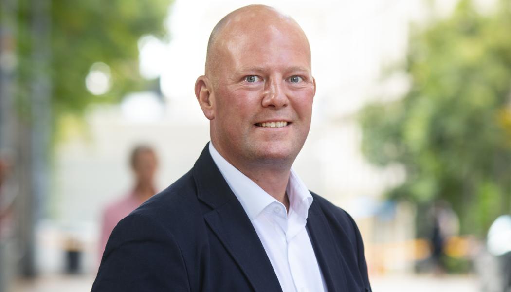 Johan Bruce, verksamhetsansvarig SKGS Foto: Björn Leijon/Skogsindustrierna
