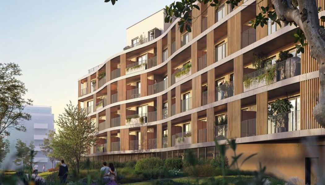 Bostadsprojektet Albatros Kbely i Prag, Tjeckien. Pressbild: Skanska