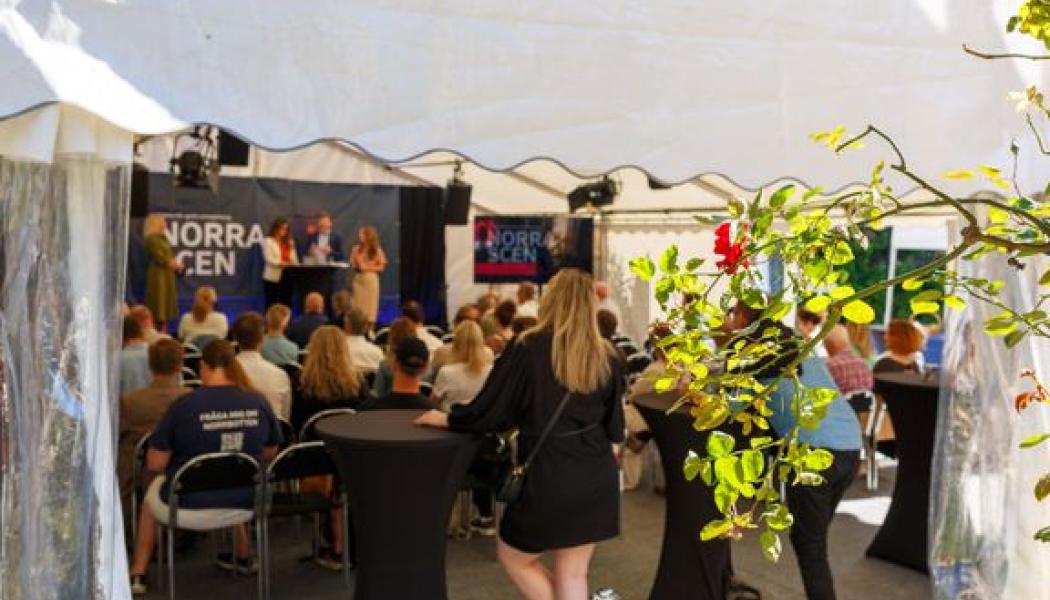 Norra Scen i Almedalen. Foto: Region Norrbotten