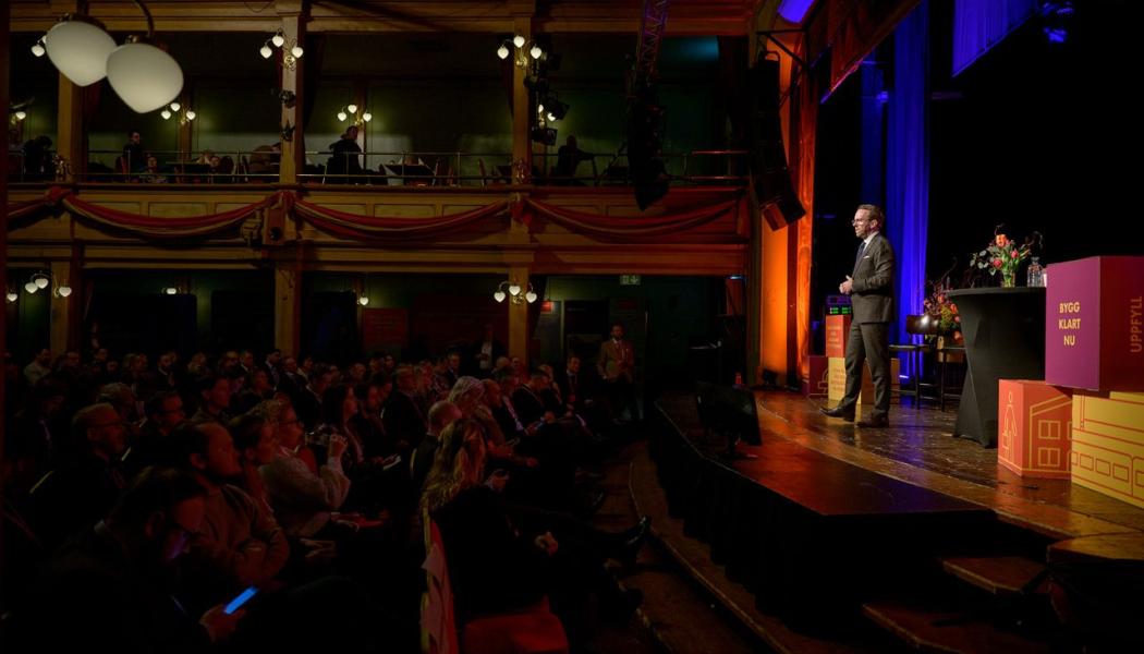 Andreas Carlson, Infrastruktur- och bostadsminister. Foto: Maria G Nilsson