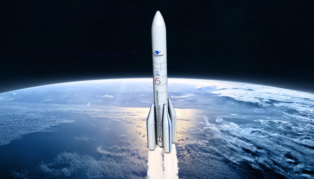 Raketuppskjutningen sker i Kourou i Franska Guyana. Foto: GKN Aerospace