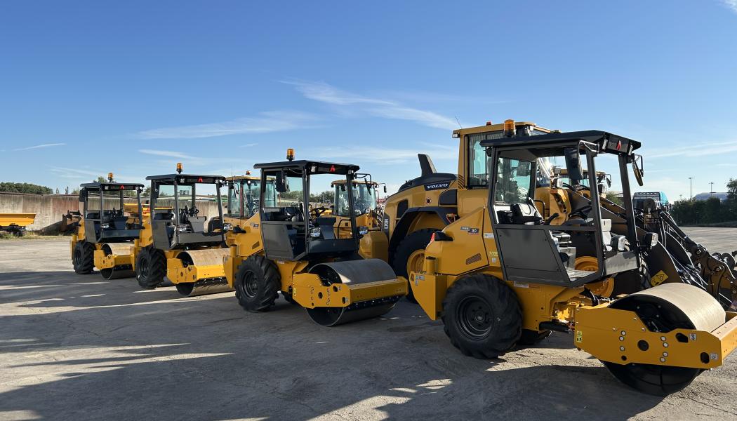 De 14 vältarna som levereras är av modellerna Ammann ARS 70, 130, 170 och 220. Foto: Swecon