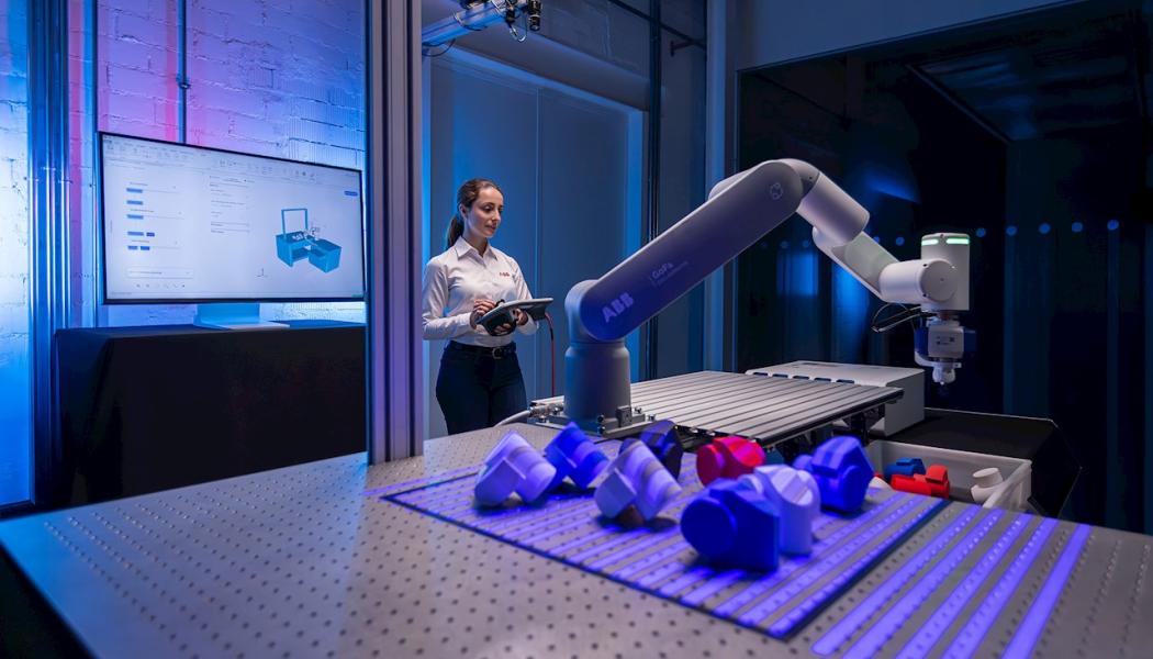 OmniCore EyeMotion visas upp på den 25:e CIIF-mässan (China International Industry Fair) i Shanghai den 23–27 september 2025. Bild: ABB