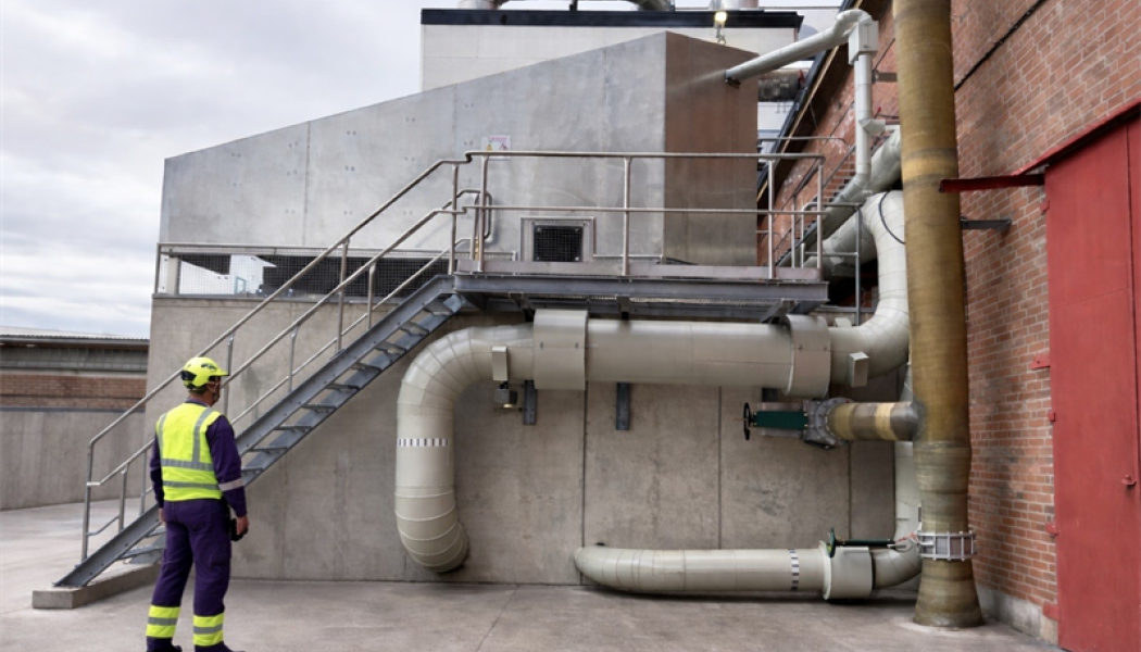 Hundra miljonerssatsningen är den första av sitt slag i världen. Bild visar flotationsanläggningen. Foto: Axopur