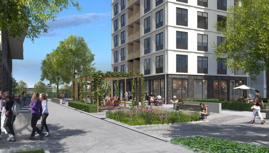 Bagartorp centrum. Pressbild: Signalisten