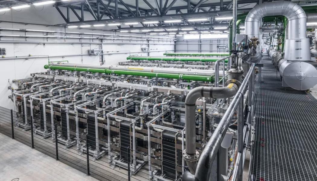 Denna nya elektrolysör ska minska användningen av fossilbaserad vätgas. Foto: BASF