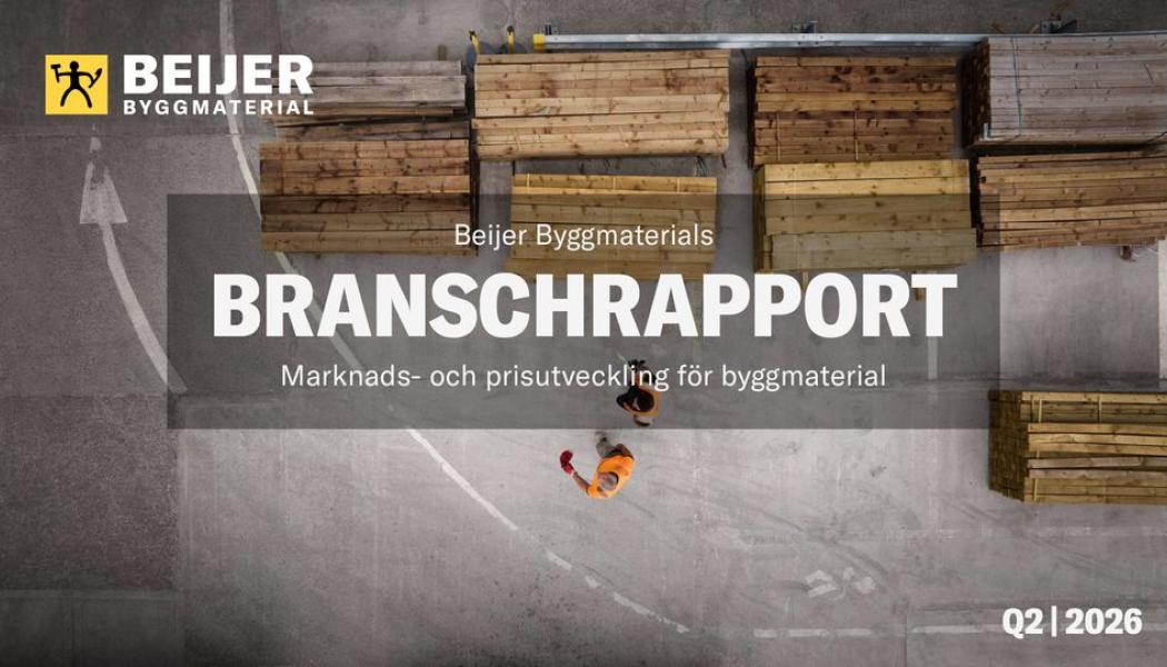 Ökad tillväxt i byggmaterialhandeln, trots krig och global oro. Pressbild: Beijer Byggmaterial 