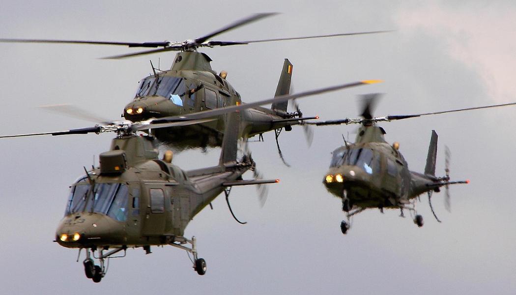 Belgiska armens helikoptrar som är tillverkade av franska Dasssault. Foto: Wikipedia Commons Lic. Kredit: Tim Felce (Airwolfhound)