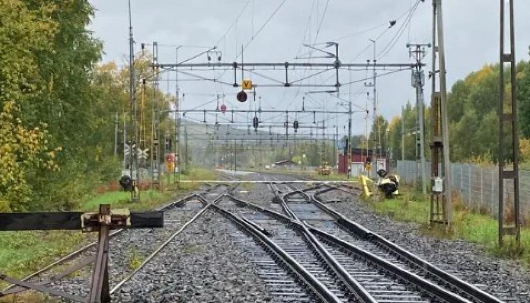 Berörda driftplatser är Träskholm, Myrheden och Älvsbyn. Totalt ska sex stycken spårväxlar bytas ut. Foto: Trafikverket