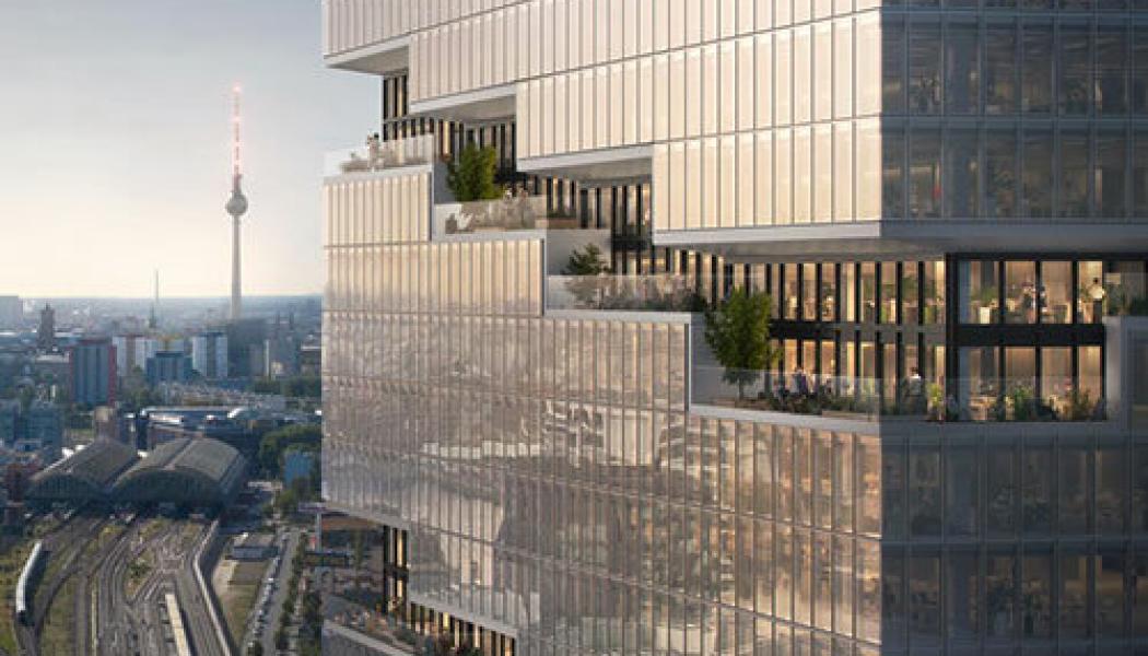 För första gången användes här klettersystemet Xclimb 60 i så kallad monolitisk konstruktion, där väggar och bjälklag gjuts i ett sammanhängande steg. Systemet kombinerades med Doka Top 50 för väggformarna. Foto: DOKA