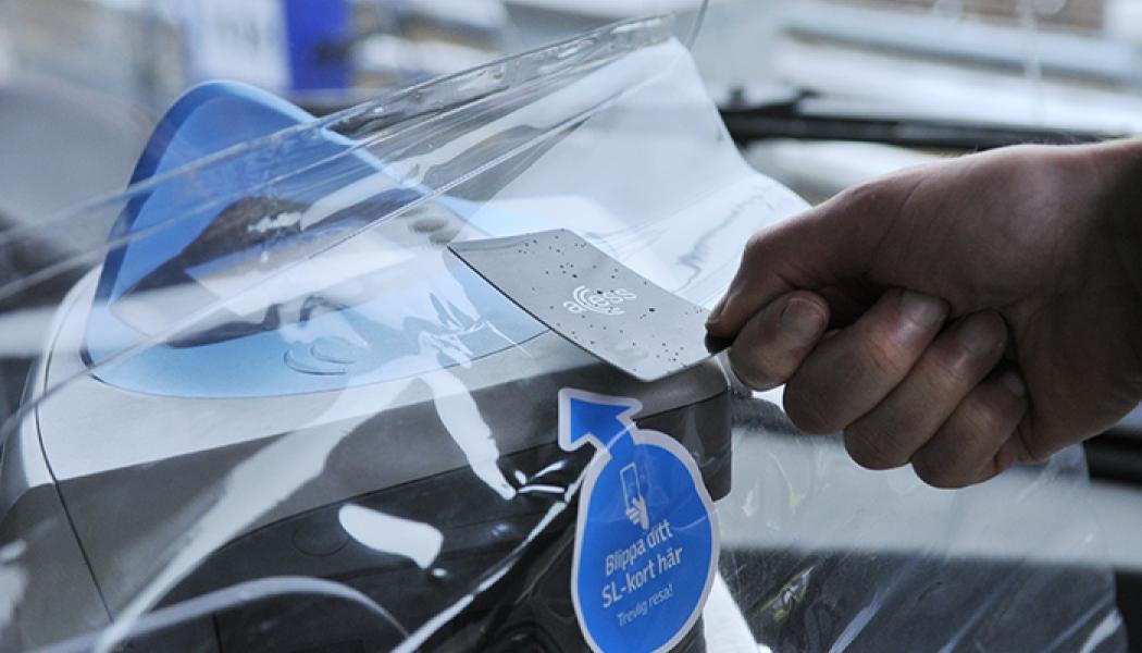 Biljettspärr. Foto: SL/Carin Tellström