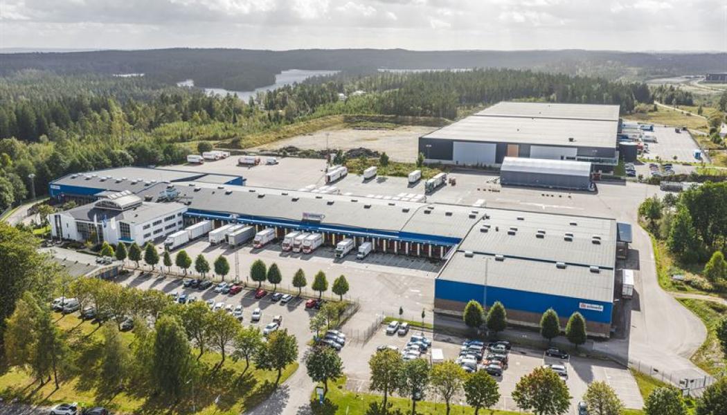Logistikfastigheten i Borås. Foto: SLP