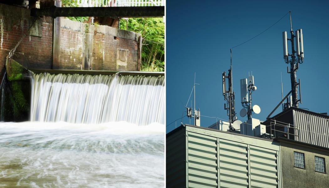 I takt med att  infrastrukturanläggningarna blir fler, mer utspridda och mer sammankopplade räcker det inte längre med lokala lösningar och manuella processer. Foto: Goran jovicic och Michael Förtsch/Unsplash