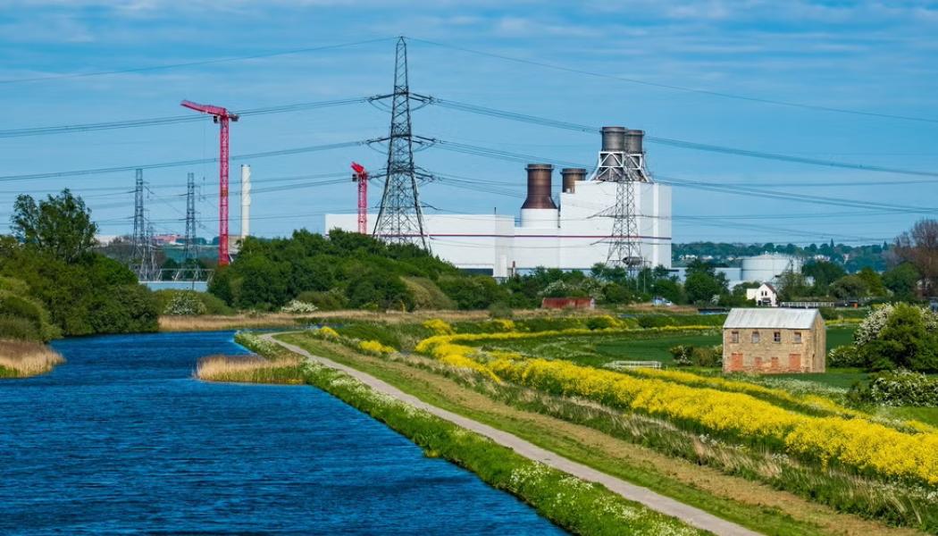Keadby kraftverk, där SSE planerar att bygga det vätgaseldade kraftverket Keadby med en effekt på 900 MW. Foto: Stuart Nicol Photography/SSE.