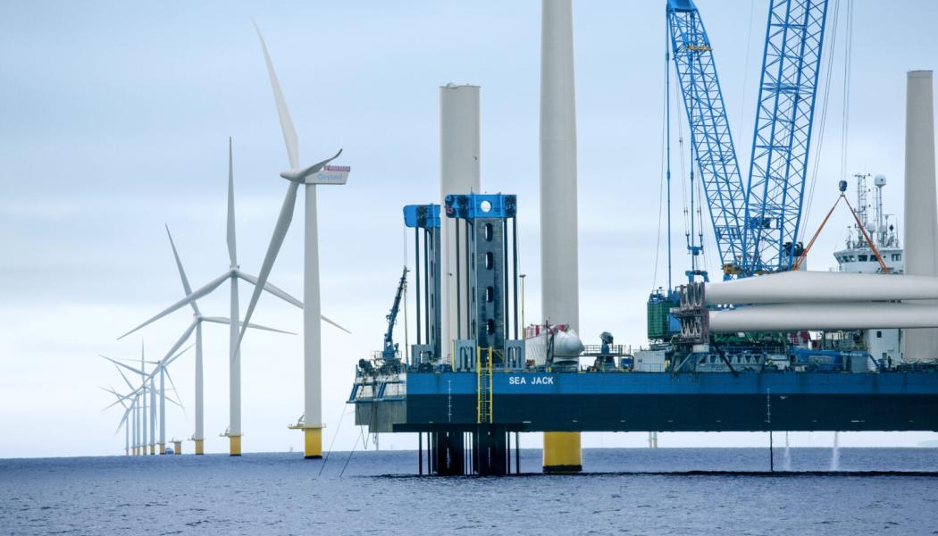 Ørsteds havsbaserade energianläggningar till havs. Foto: Ørsted