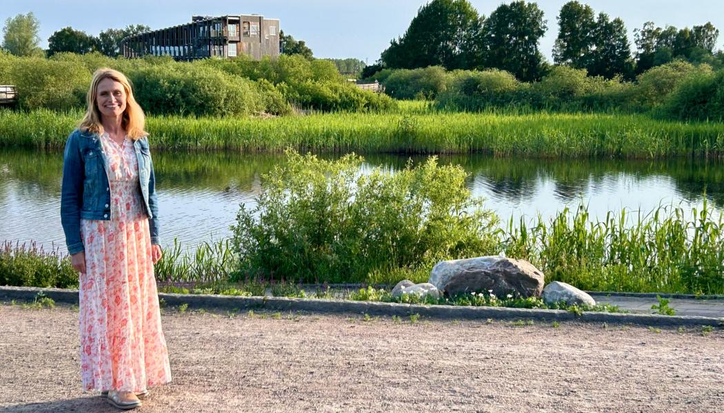 – Jag är väldigt glad och stolt! Det här är ett fint kvitto på att vårt långsiktiga arbete håller en hög internationell nivå, säger Carina Wettemark, biosfärkoordinator och chef för Biosfärområde Kristianstads Vattenrike. Foto: Kristianstads kommun