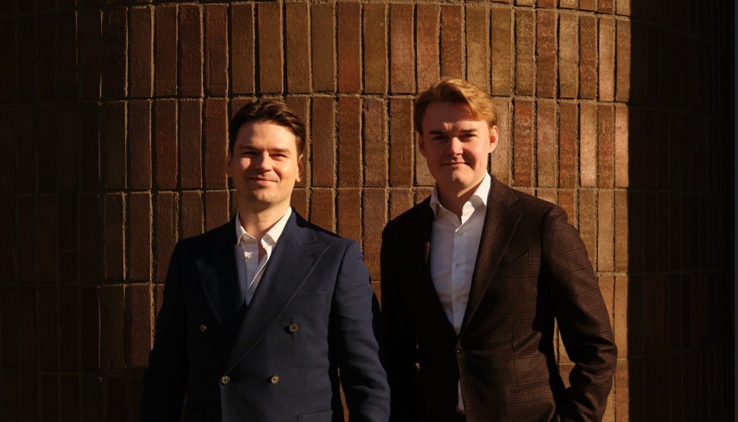 Calviks styrelseordförande och medgrundare; Carl Renman och Viktor Rönn, vd och medgrundare. Foto: Calviks