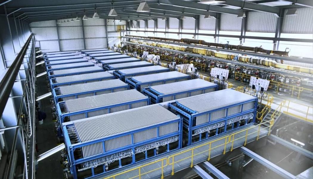 Thyssenkrupp-Nuceras Klor-alkali anläggning. Foto: Thyssenkrupp-Nucera