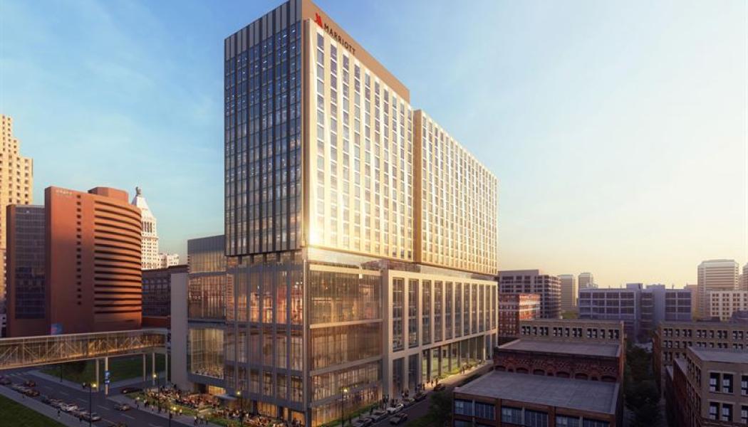 Convention Center Hotel Cincinnati. Pressbild: Skanska