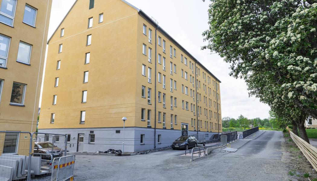 Nyproduktionsprojektet Fältläkaren i Kåbo, Uppsala. Pressbild: Uppsalahem