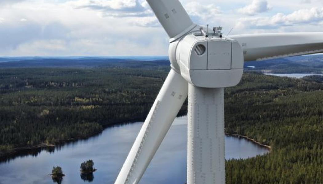 Vindkraftverk_Länsmansberget. Foto: Tekniska verken i Linköping