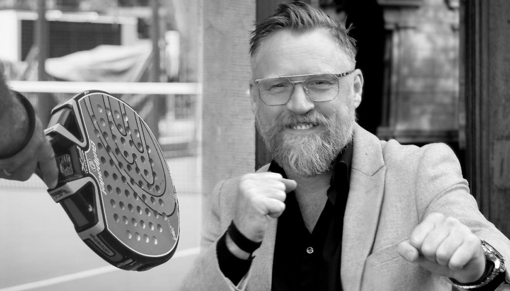 Daniel Högström vill utveckla Bon Padel i Göteborg till en unik multiarena. Bild: Bulldog 