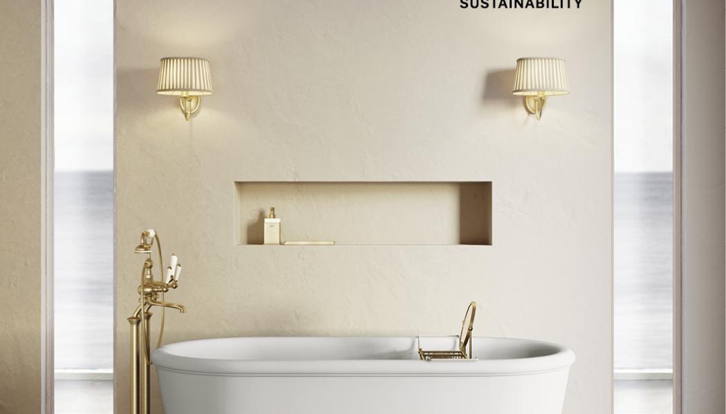 Devon&Devon har fått två utmärkelser: det nya fristående badkaret Celine Petite White. Pressbild: Devon&Devon