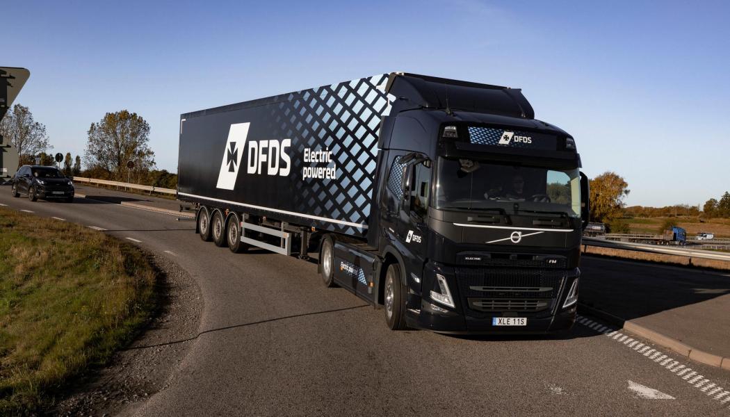 DFDS vill skapa en grön korridor i ett av Europas centrala logistiknav. Foto: DFDS 