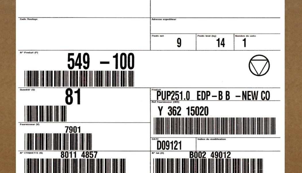 Label paper. Photo: Dreamteam11/Wikimedia Commons