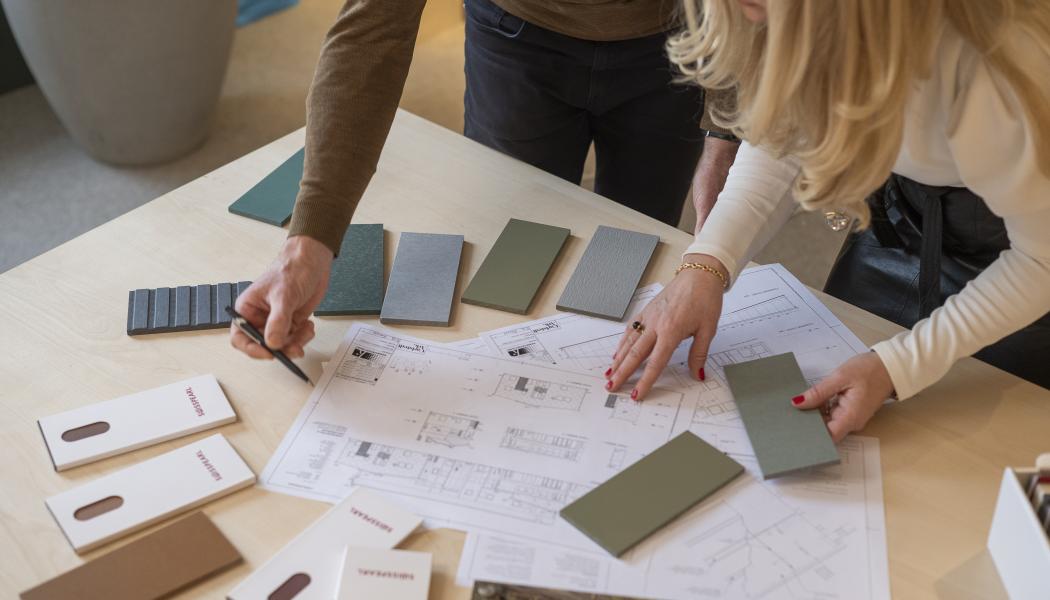 Översikt arkitekt ritning. Pressbild: Swisspearl Sverige