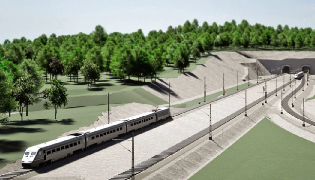 Dubbelspår Hallsberg–Degerön är uppdelat i sex delprojekt. Tre projekt är klara, två är i produktion och ett har byggstart 2023. Trafikverket räknar med att bli klara 2031. Foto: Trafikverket